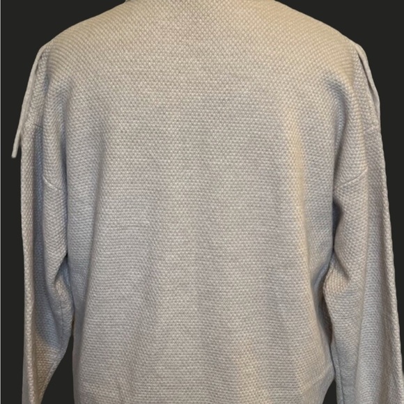 Grace + Karma Cream Cowl Turtleneck Sweater with Fringe Detail - Picture 4 of 5